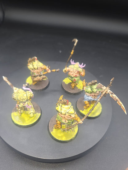 Warhammer Age of Sigmar: Maggotkin of Nurgle Putrid Blightkings Well painted 4