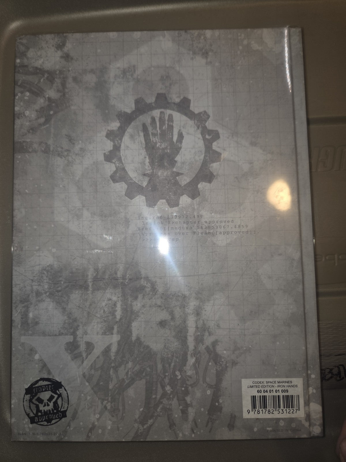 Codex Space Marines Limited Edition- Iron Hands- 7th Ed - 349/500 - Rare 1