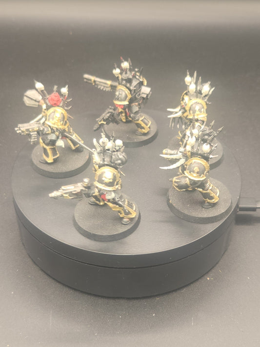 Black Legion Chaos Terminators x5 Tabletop Ready Warhammer 50k CSM painted 1