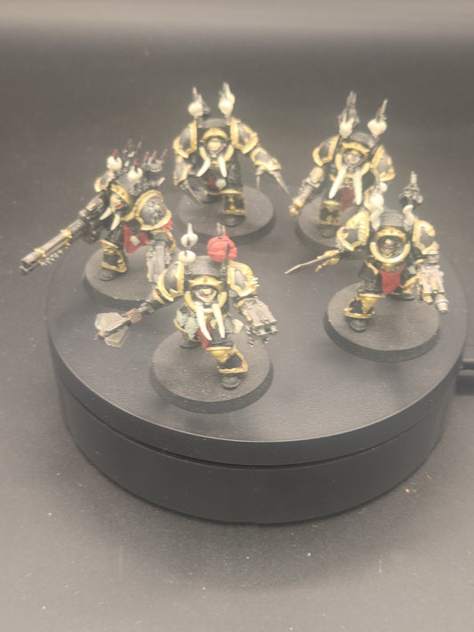 Black Legion Chaos Terminators x5 Tabletop Ready Warhammer 50k CSM painted 0