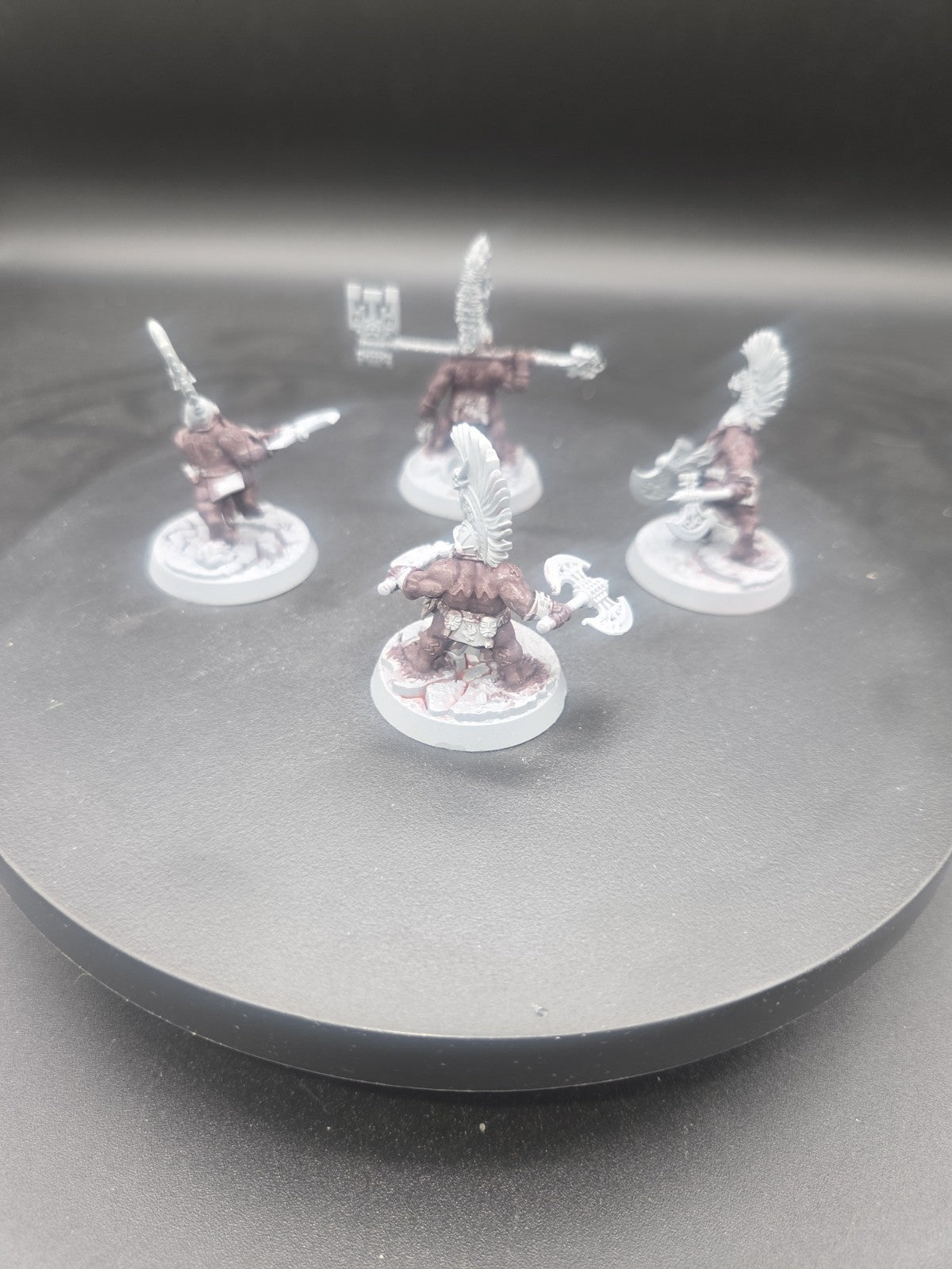 FYRESLAYERS 4 Chosen Axes some paint Warhammer Sigmar 03012