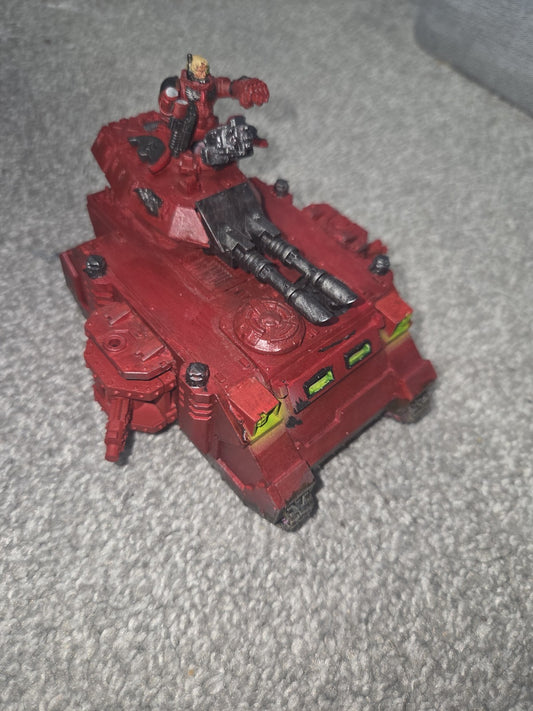 Blood Angels Predator - Blood Angels - Space Marines - Warhammer 40k Painted 0