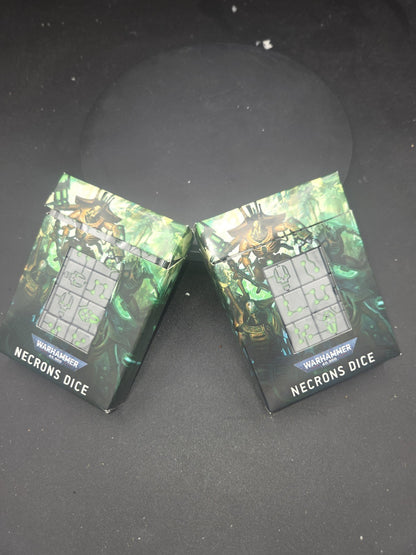 Warhammer 40k Necron Dice D6 9th Edition OOP x2 packs0