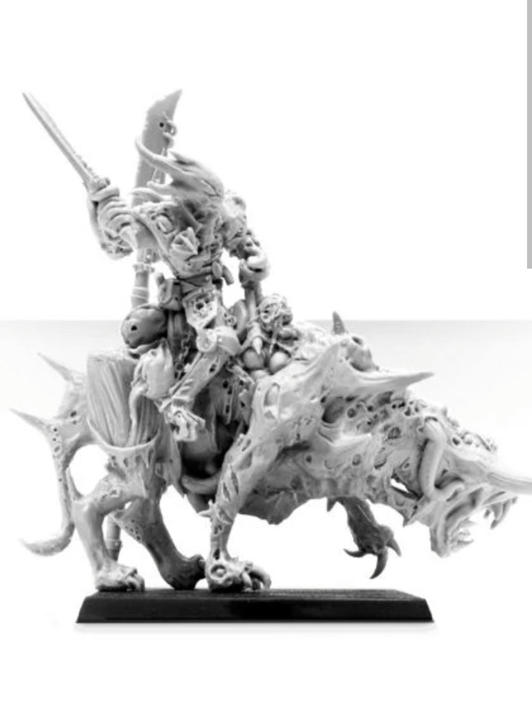Warhammer Forgeworld Fantasy Chaos Kazyk the Befouled Resin NoS No Bag1