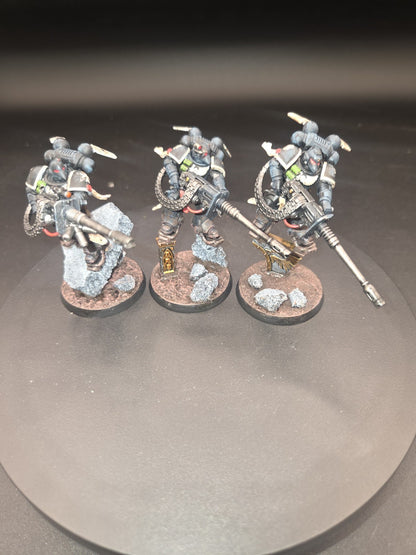 SPACE MARINES Black templar Suppressors  Warhammer 40K 1404 well painted & based0