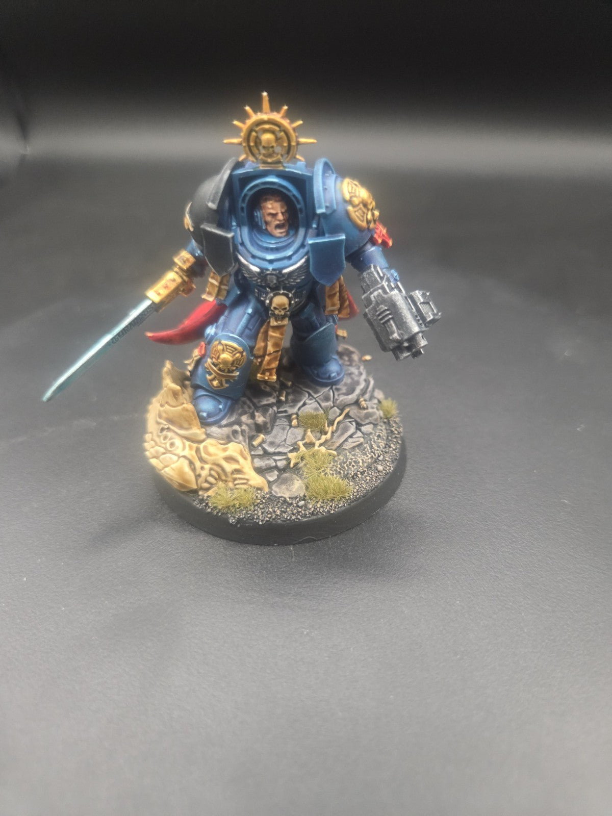 Well Painted Captain in Terminator Armour  Tabletop Ready Warhammer 40k0