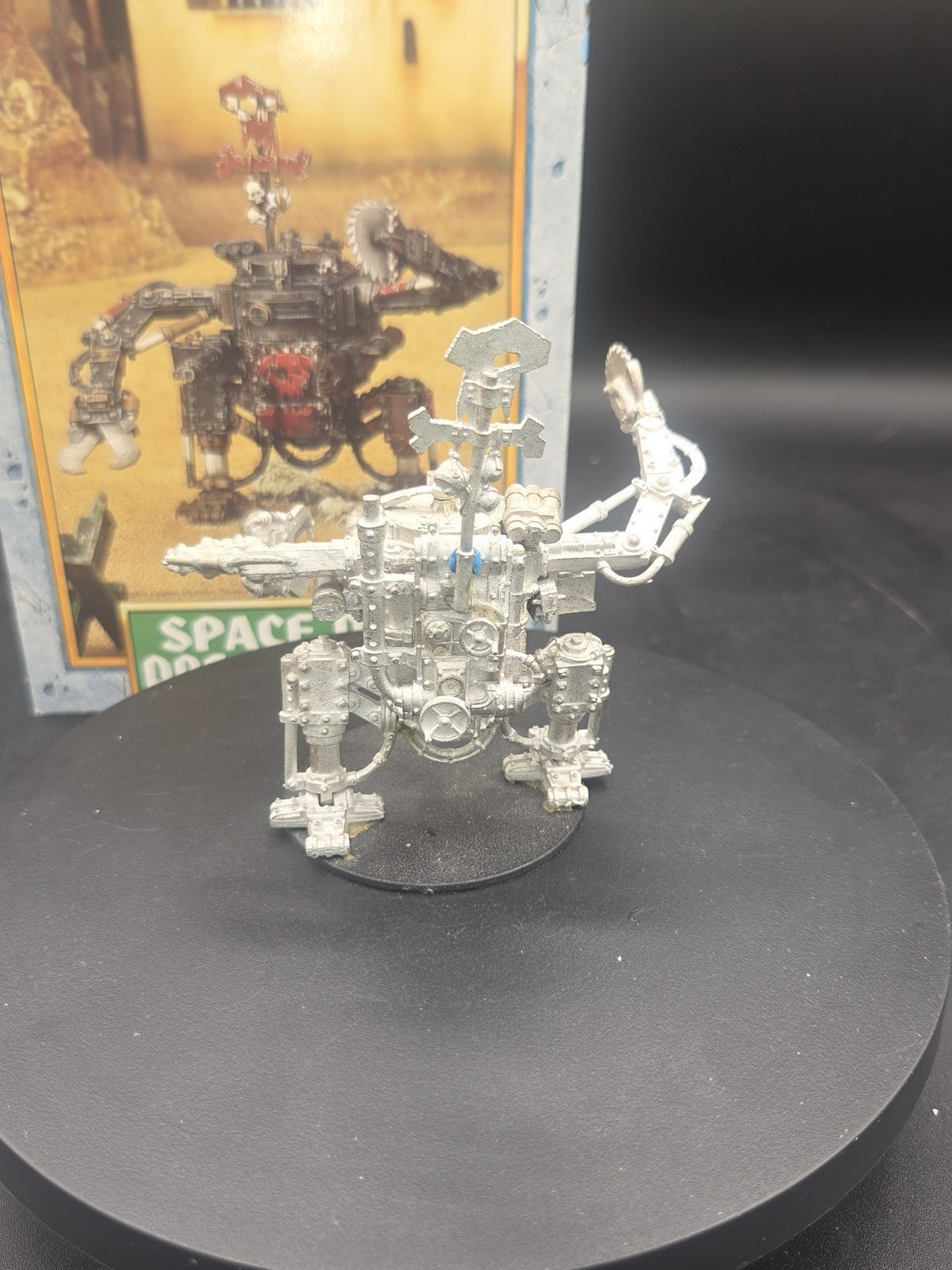 Space Ork Dreadnought With Box Metal Citadel OOP Warhammer 40K 3rd Edition Orks2