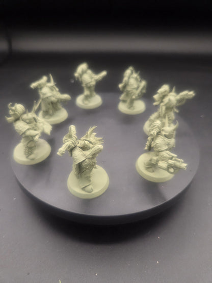 DEATH GUARD 7 Plague Marines #1 Warhammer 40K 0940 primed3