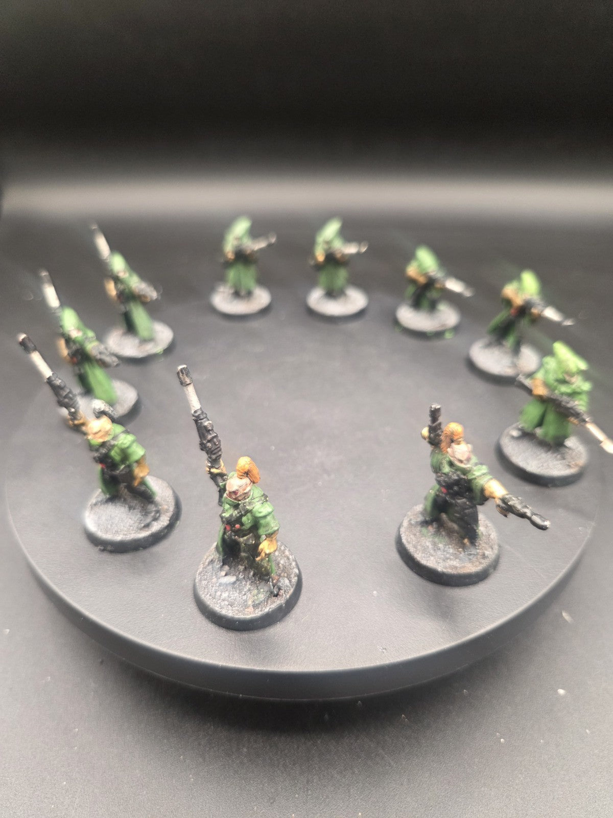 Warhammer 40k Aeldari  Eldar Ranger Scouts 10x OOP Metal - Painted 2E RT1