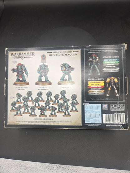 MKIV Tactical Squad 20 Space Marines Warhammer Horus Heresy 30K 40K Mark IV NiB1