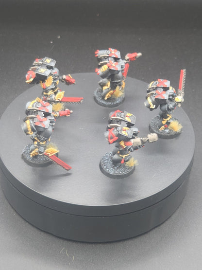 BLOOD ANGELS 5 Death Company With Jump Pack #16 Well PAINTED Warhammer 40K3