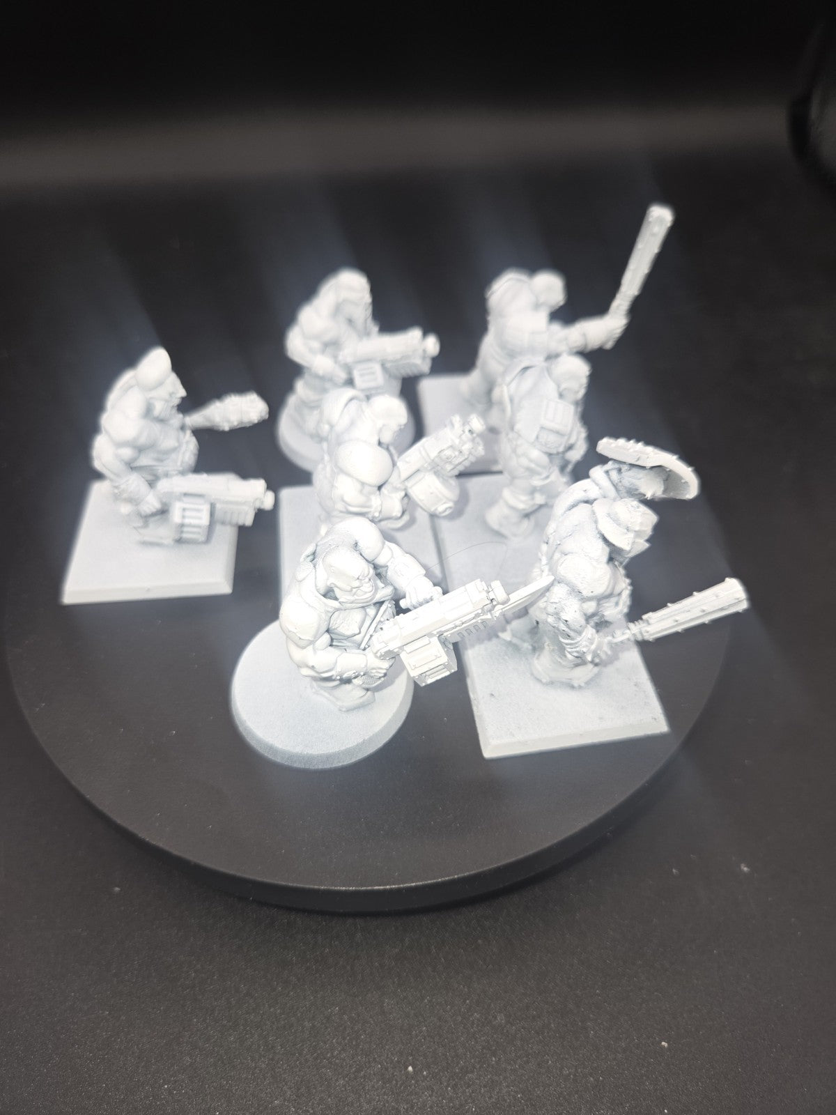 Warhammer 40k: Ogryn kitbash Lot (6 Ogryn + Leader Nork Deddog ) Made from Ogors5