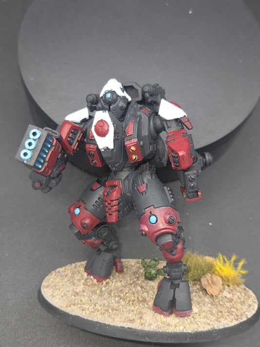 T'au Empire Ghostkeel Battlesuit Tabletop ready.  1