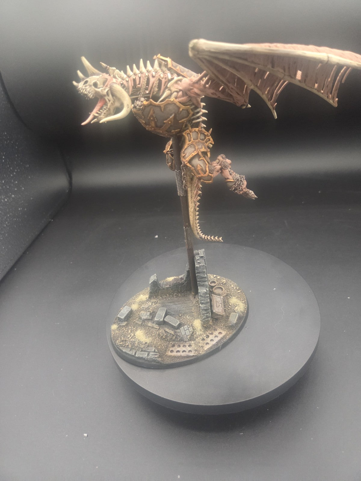CHAOS SPACE MARINES Custom Kitbashed Heldrake Well Painted Tabletop Ready2