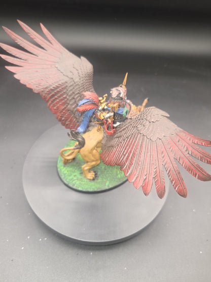 Warhammer Old World General Of The Empire On Imperial Griffon Well Painted 3