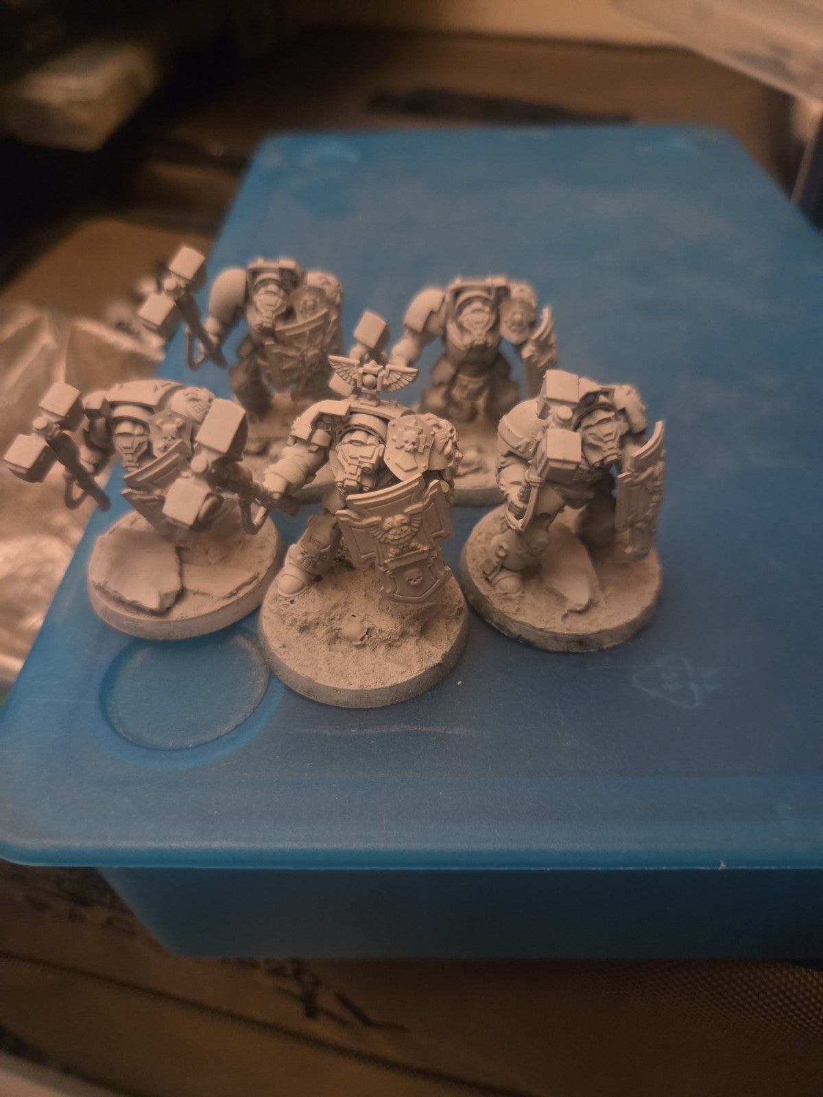 Games Workshop Warhammer Space Marines - Assault Terminators Hammers + Shield0