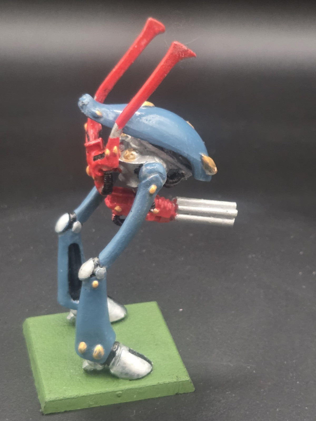 Warhammer 40k Eldar Dreadnought Wraithlord Painted  Metal OOP 3