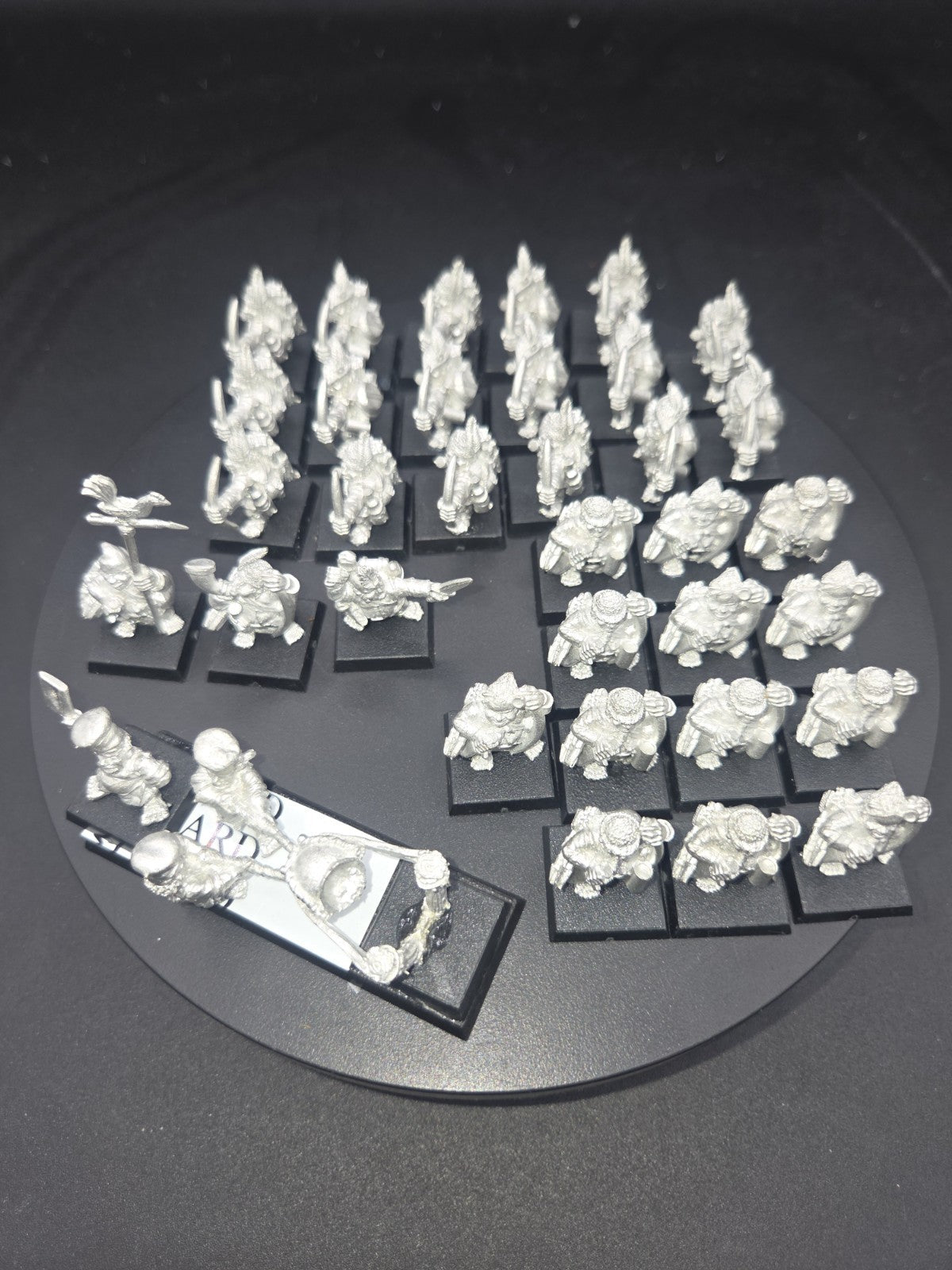 37 Piece Warhammer  Halfling Army Metal Lumpin Croop Hotpot chef ect0