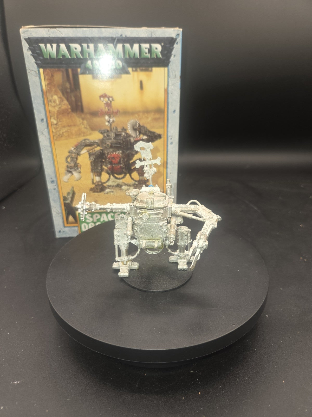 Space Ork Dreadnought With Box Metal Citadel OOP Warhammer 40K 3rd Edition Orks0
