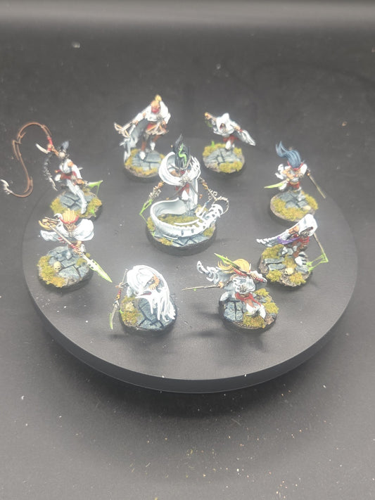 KHANITE SHADOWSTALKERS WARHAMMER WARCRY WARBAND DAUGHTERS OF KHAINE ELVES ELF0