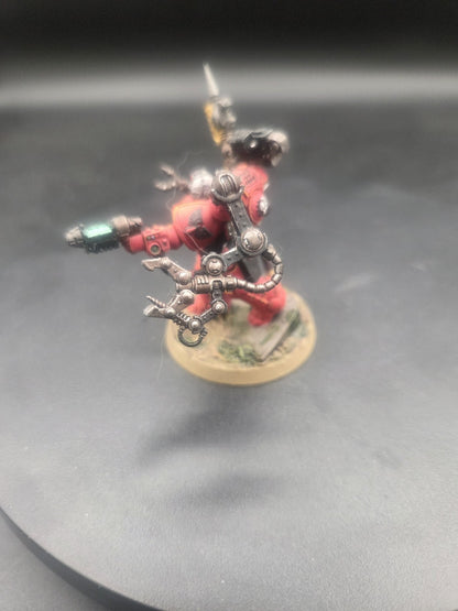Primaris techmarine Blood Angels  Warhammer 40k Tabletop Ready painted1