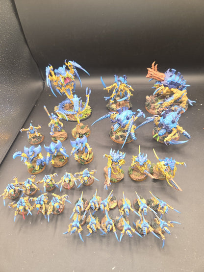 Warhammer 40K Tyranids Army Nicely Painted & Nicely Based  1750 ish points0