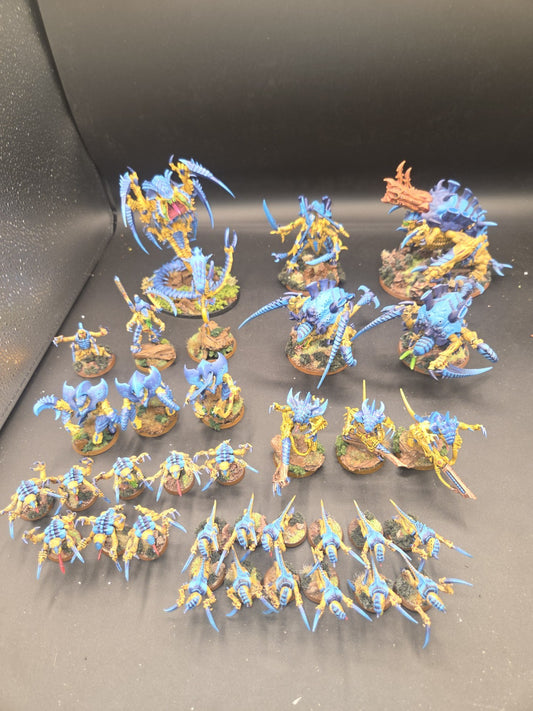 Warhammer 40K Tyranids Army Nicely Painted & Nicely Based  1750 ish points0