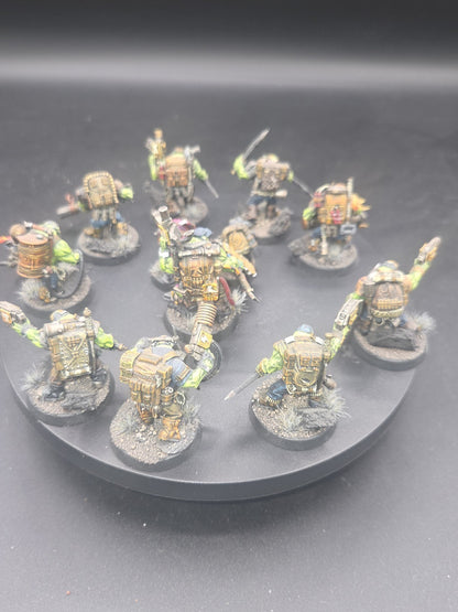 US Duty Paid ORK KOMMANDOS KILL TEAM Well Painted Tabletop Ready 3