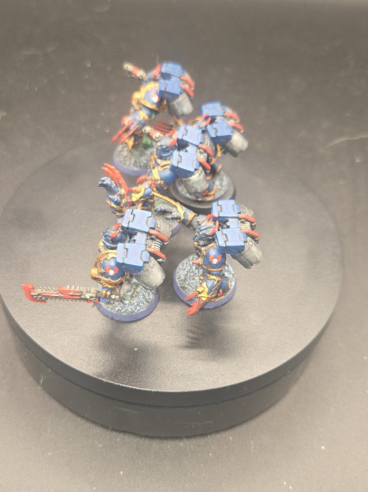 40K Warhammer Chaos Space Marines  Raptors x5 Tabletop Ready Night Lords Painted1