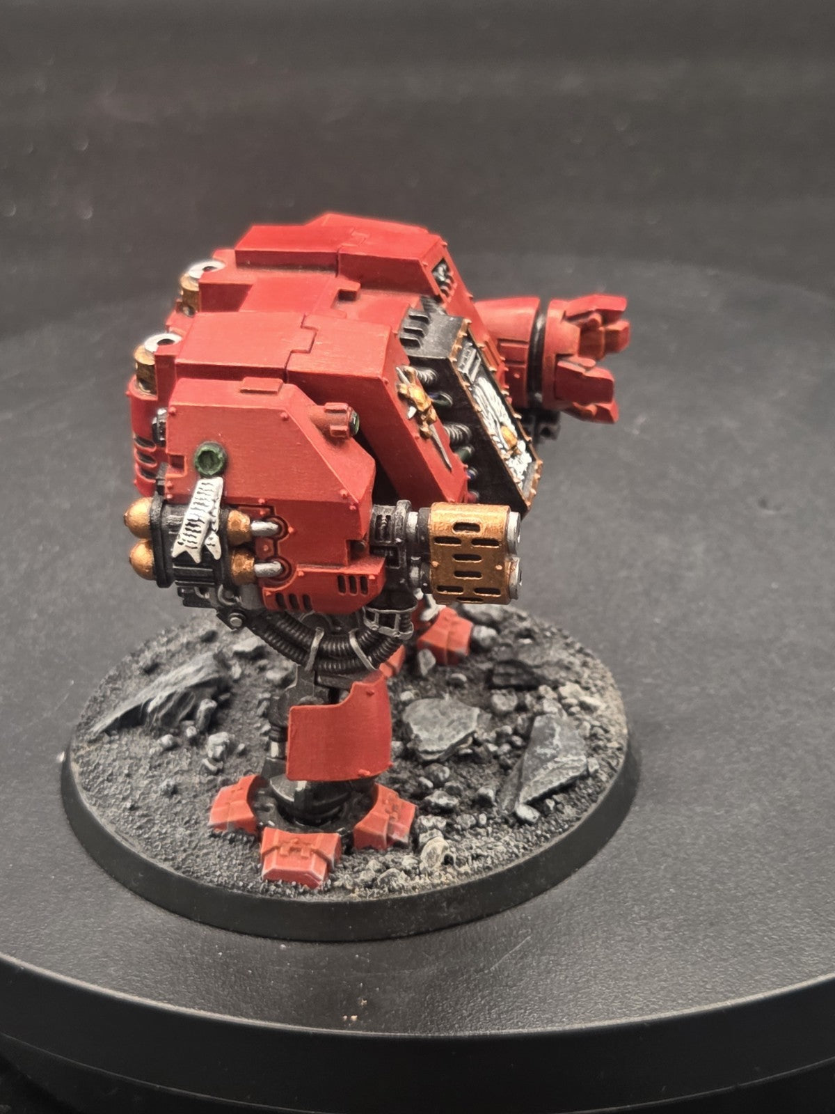 Warhammer 40K Blood Angels Dreadnought x3 Tabletop Ready paint.8