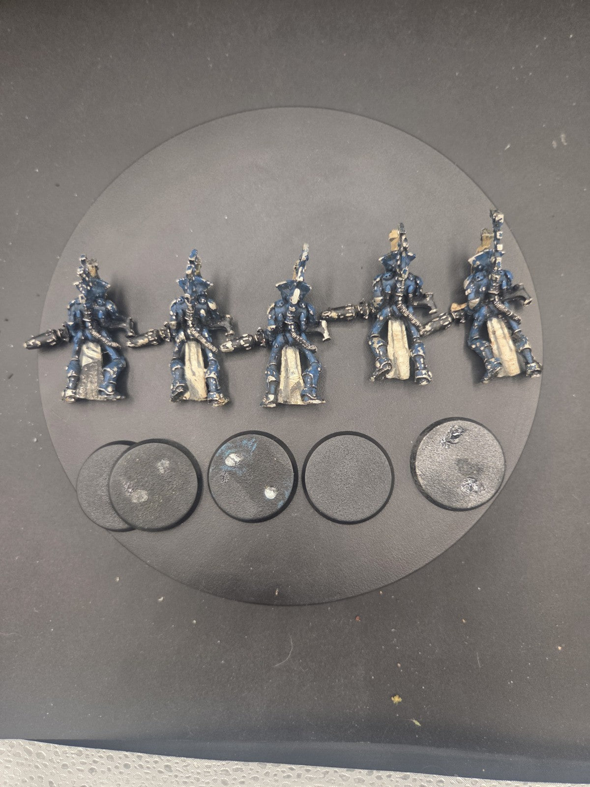 Warhammer 40K Eldar Wraithguard x5 metal OOP1