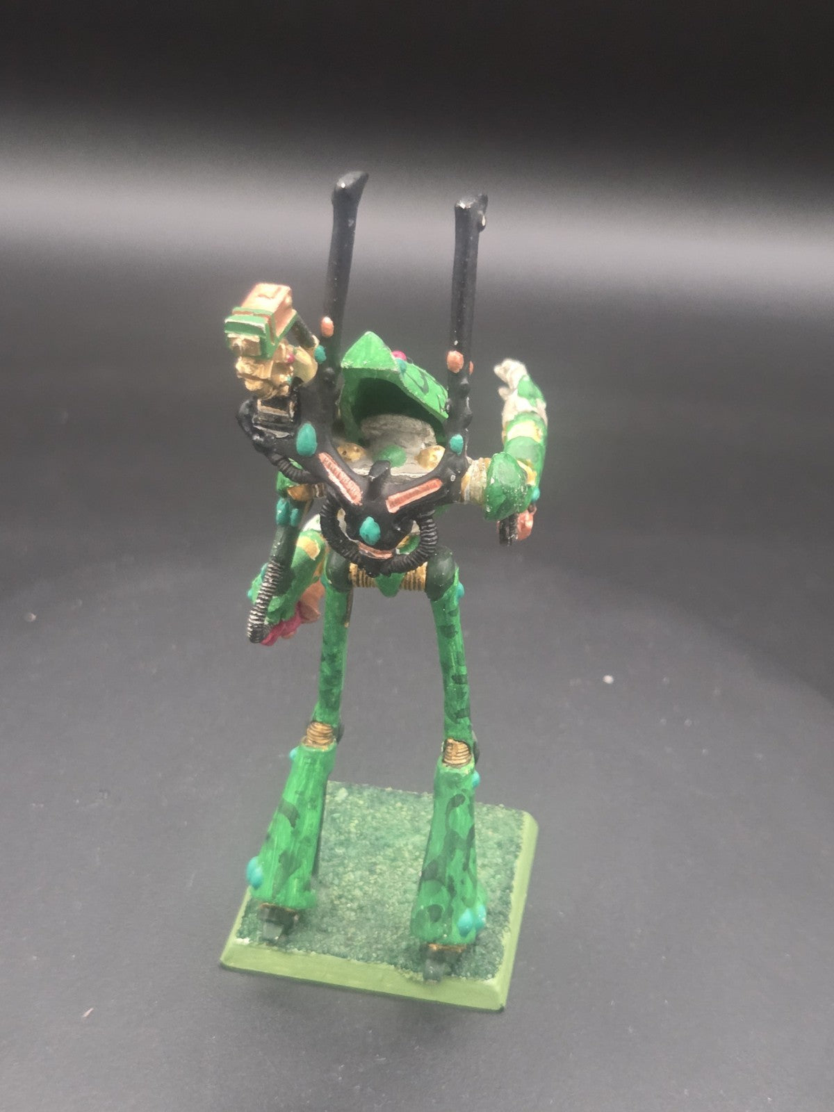 Warhammer 40k Eldar Dreadnought Wraithlord Painted 2nd  Metal OOP 2