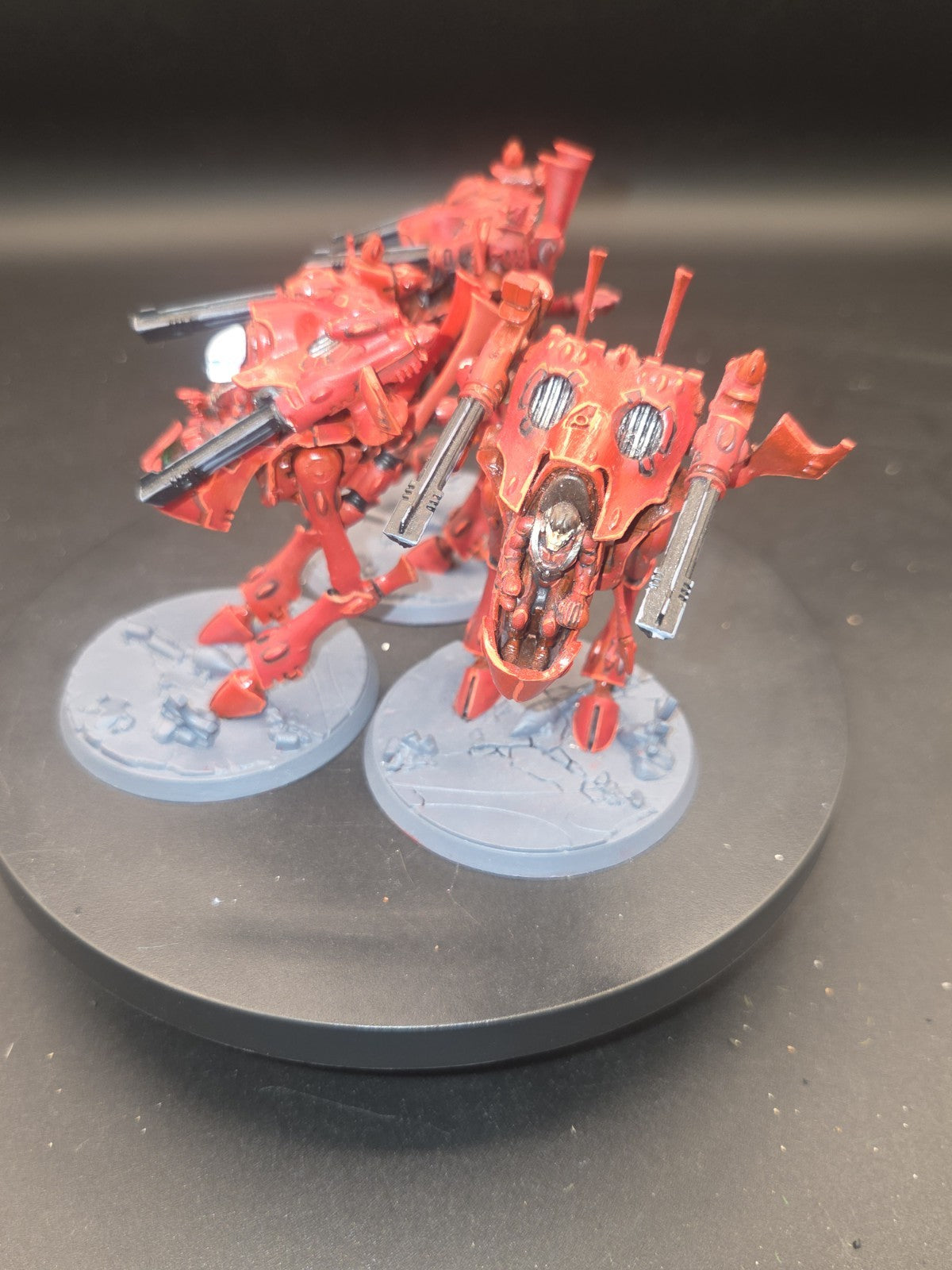 Warhammer 40K Aeldari War Walker x3 Tabletop ready well painted Eldar1