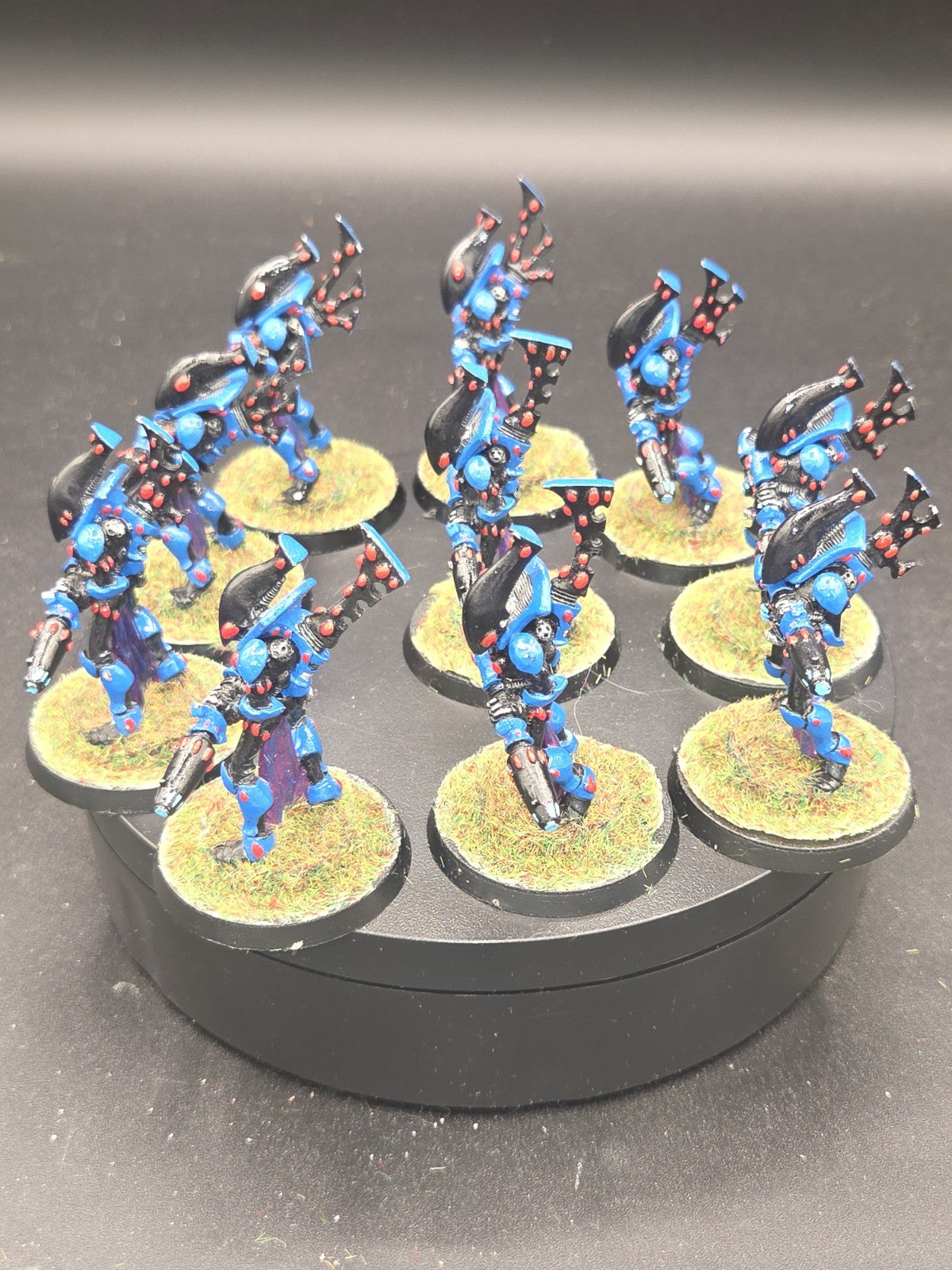 Warhammer 40k Aeldari - Eldar Wraithguard x 10 - Metal OOP Well Painted1