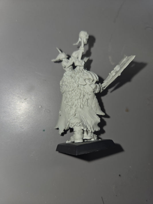 KRELL LORD OF UNDEATH Wight King With Black Axe The Old World finecast RARE1