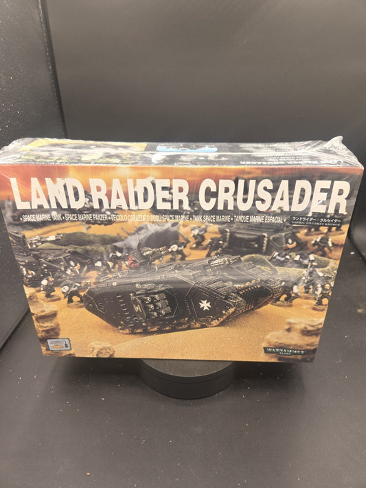 Sealed NiB Warhammer 40k Space Marine Land Raider Crusader Metal USA Made 0