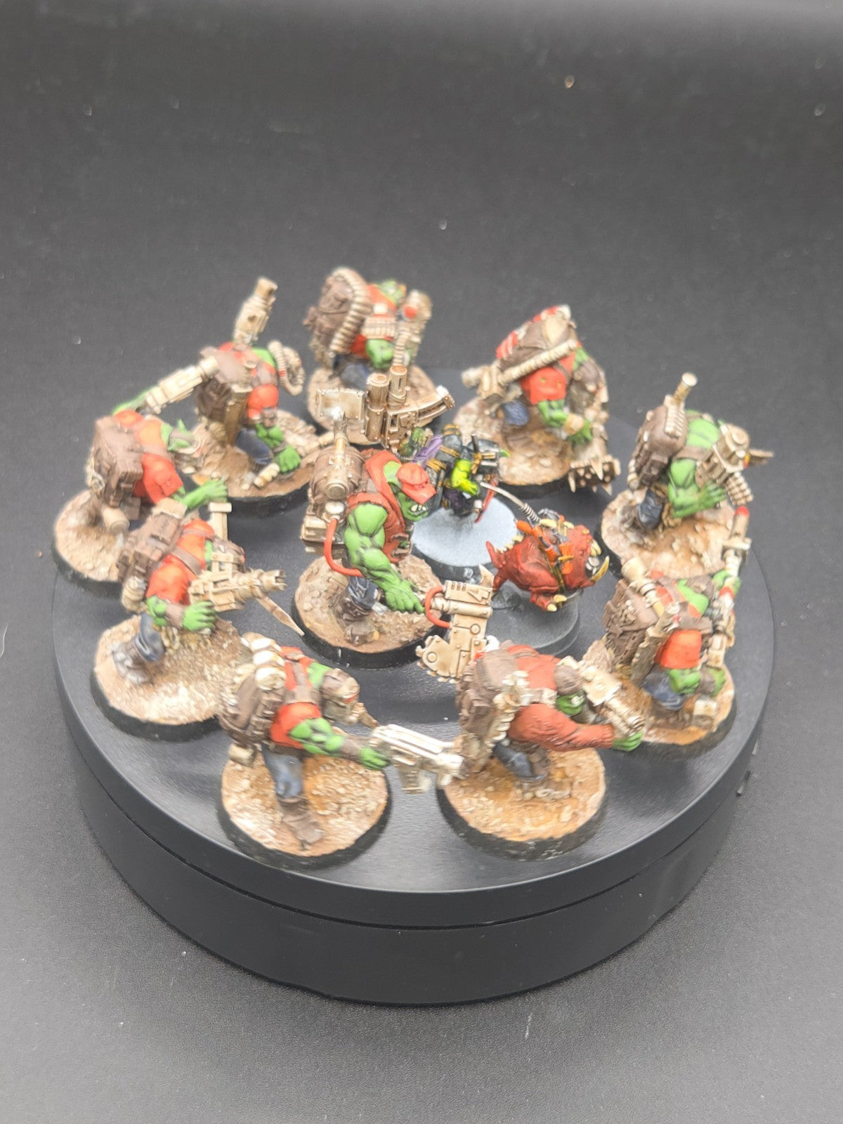 ORK KOMMANDOS KILL TEAM (12 miniatures, well-painted) GW GAMES WORKSHOP WH40K3