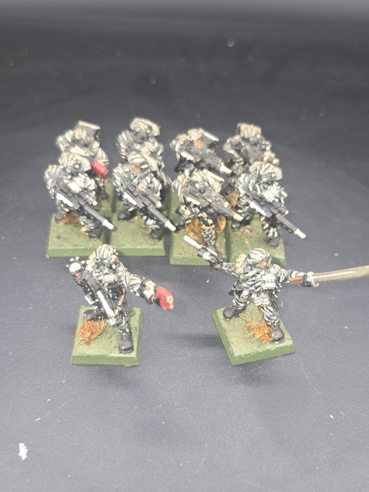 Games Workshop Warhammer 40k Inquisitorial Storm Troopers Metal Lot of 10 OOP1