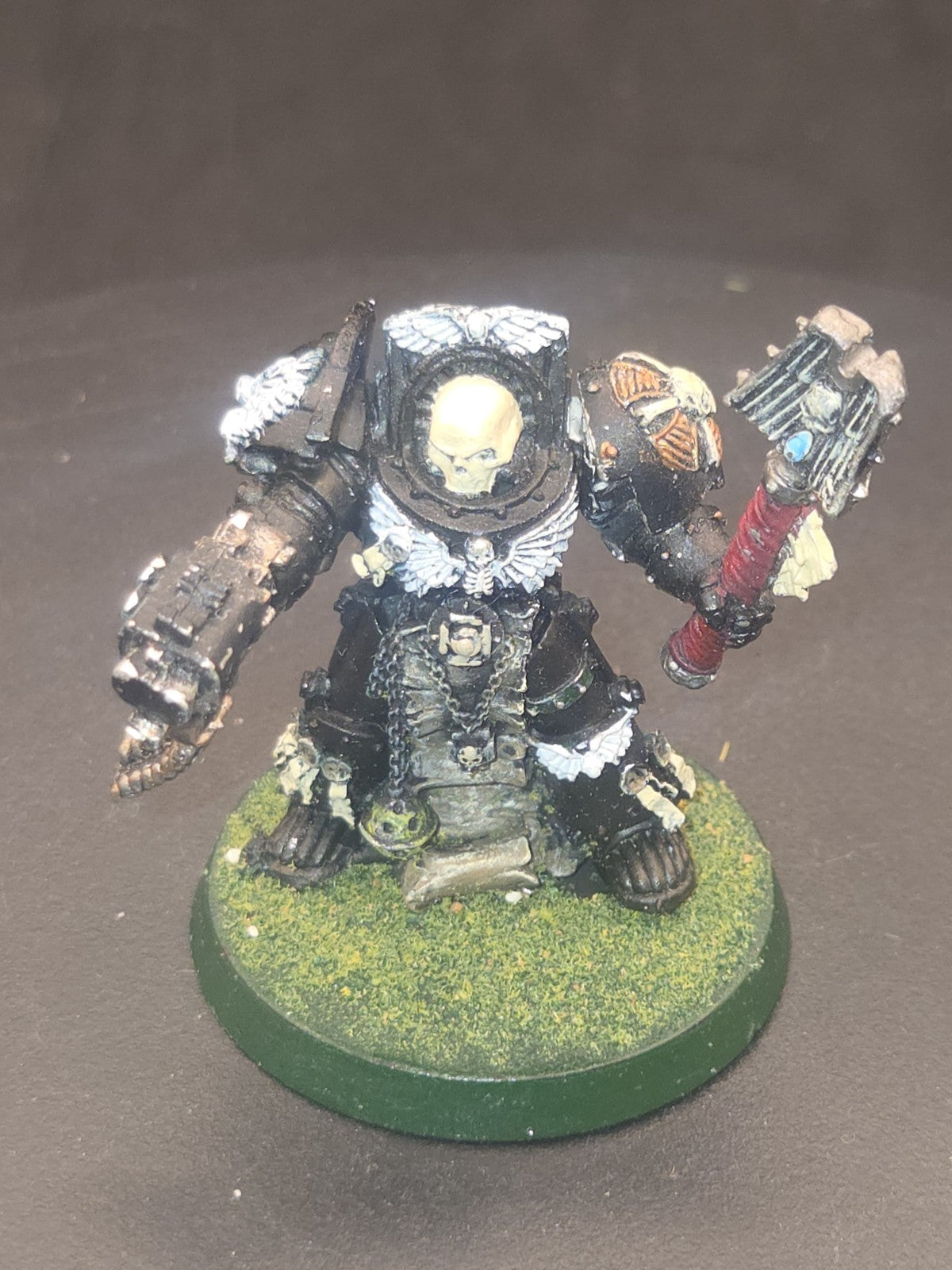OOP Metal Chaplain in Terminator Armour Warhammer 40k Space Marines 0