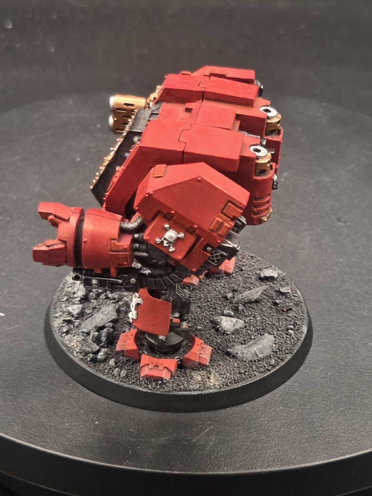 Warhammer 40K Blood Angels Dreadnought x3 Tabletop Ready paint.3