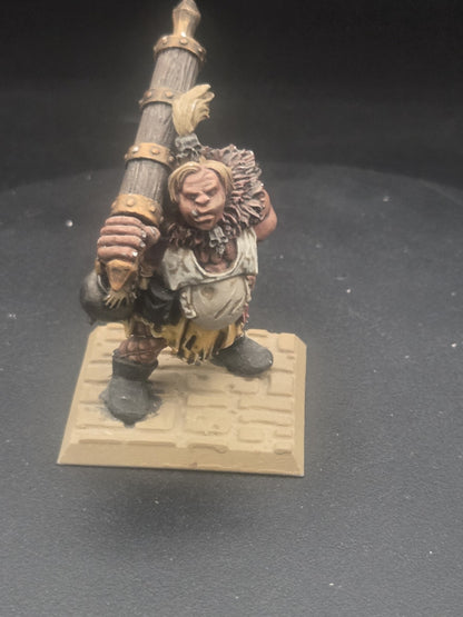 Warhammer AoS Ogor Mawtribes FEMALE OGRE MANEATER OOP metal Well Painted ***RARE0