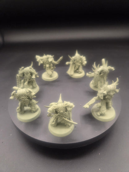 DEATH GUARD 7 Plague Marines #1 Warhammer 40K 0940 primed2