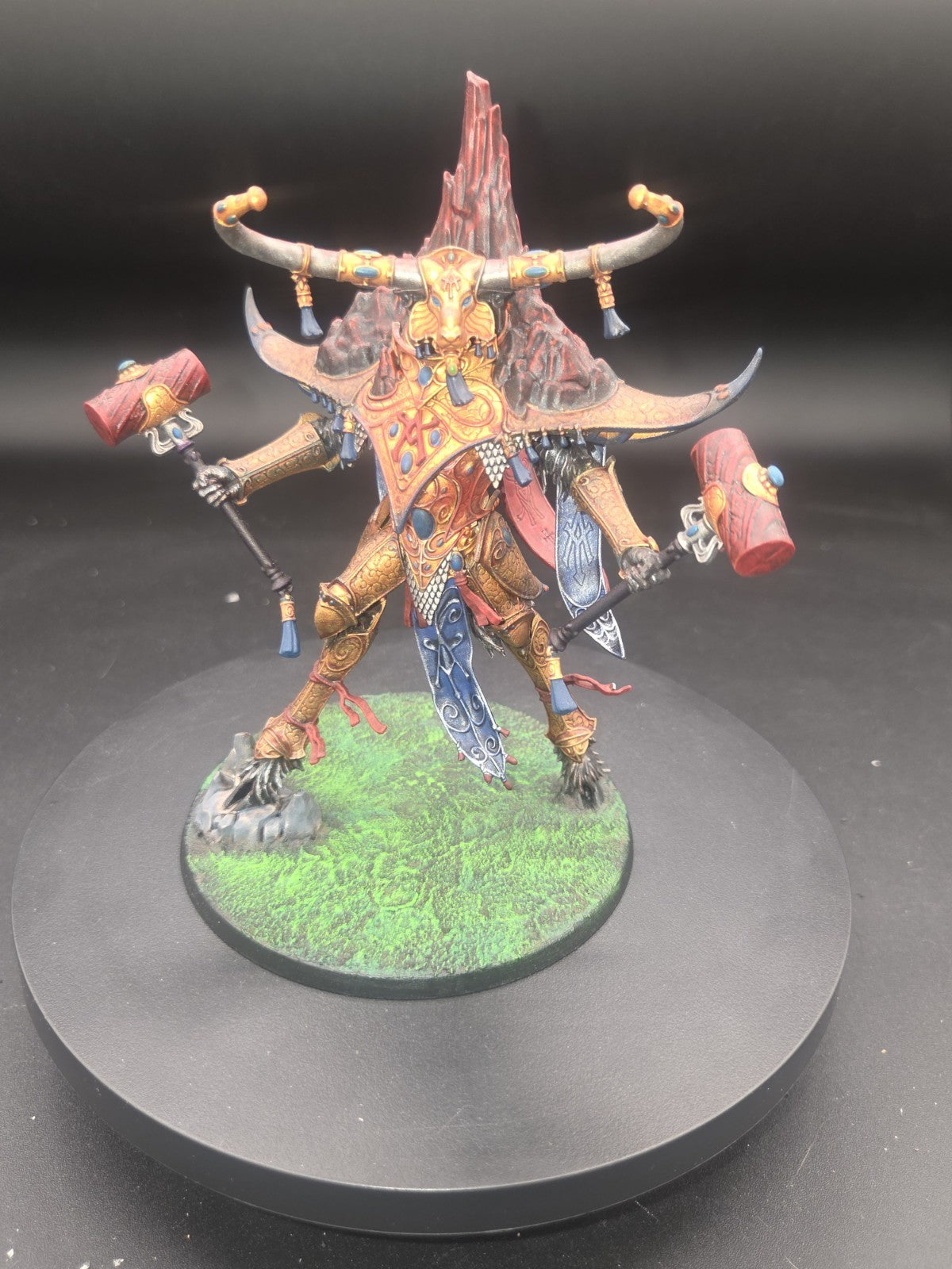 Warhammer AoS Lumineth Realm-lords: Avalenor the Stoneheart King Tabletop Ready 0