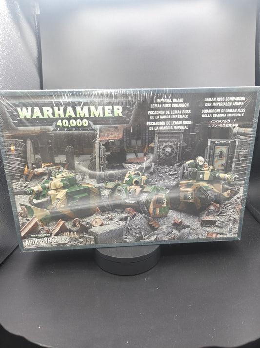 Warhammer 40k Games Workshop 40-92 IMPERIAL GUARD LEMAN RUSS SQUADRON NiB Sealed0
