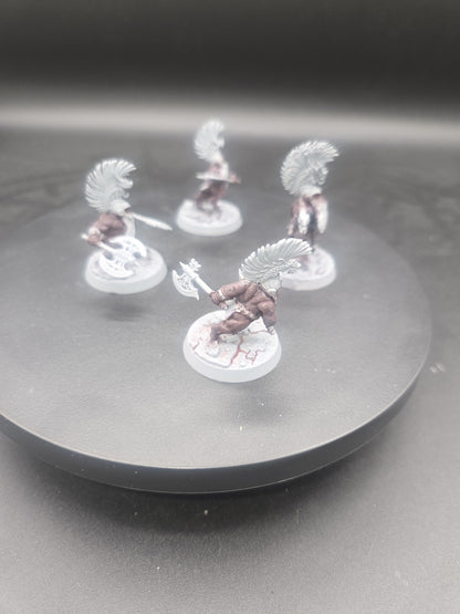 FYRESLAYERS 4 Chosen Axes some paint Warhammer Sigmar 03013