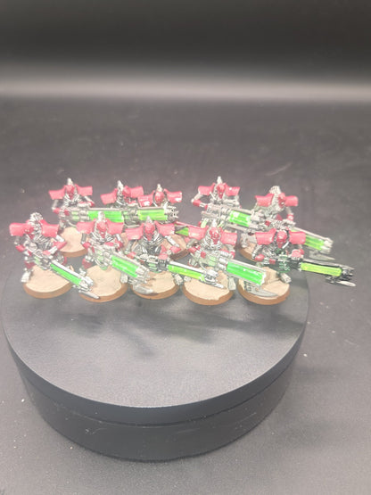 Warhammer 40k: Necron - Immortals x10 Metal Tabletop ready Painted see descripti0