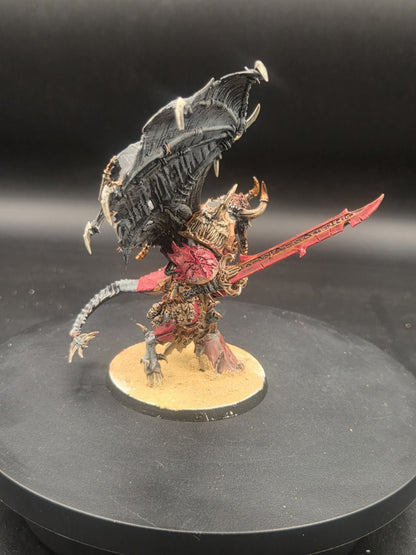 warhammer 40k world eaters Demon Prince w/wings Tabletop Ready Painted 3