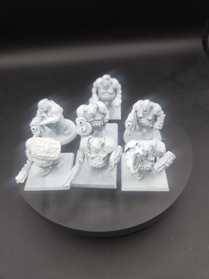 Warhammer 40k: Ogryn kitbash Lot (6 Ogryn + Leader Nork Deddog ) Made from Ogors0