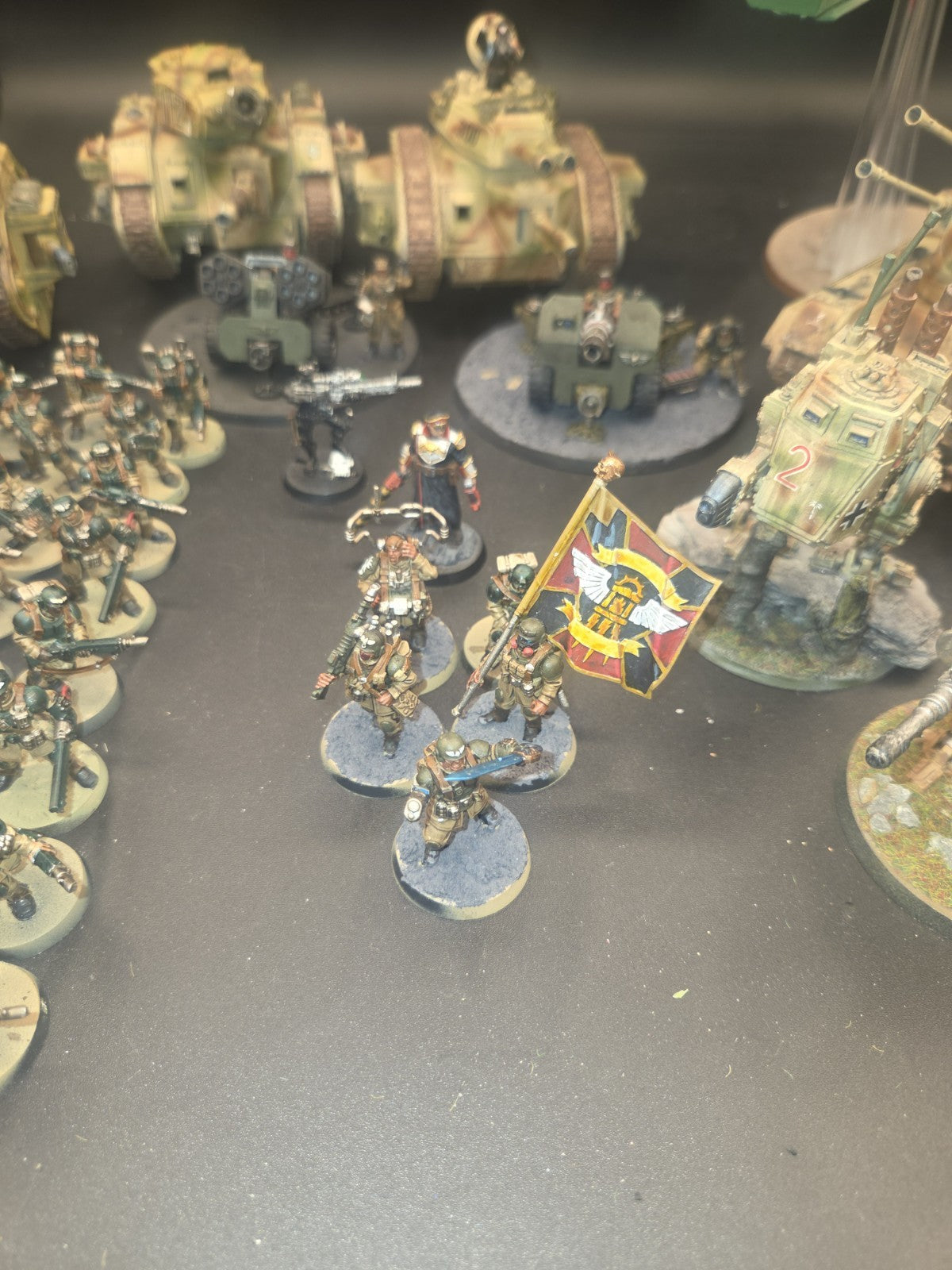 Warhammer 40K Astra Militarum Imperial Guard Army Lot - Well Painted 1800 pts2