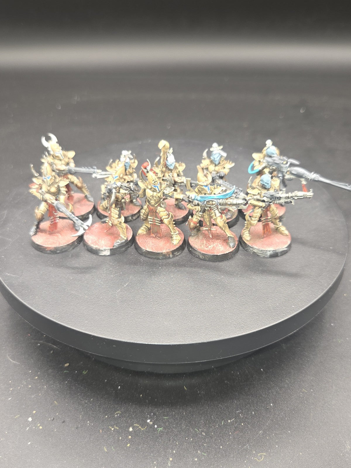 Warhammer 40k Drukhari Dark Eldar Kabalite Warriors Painted based0